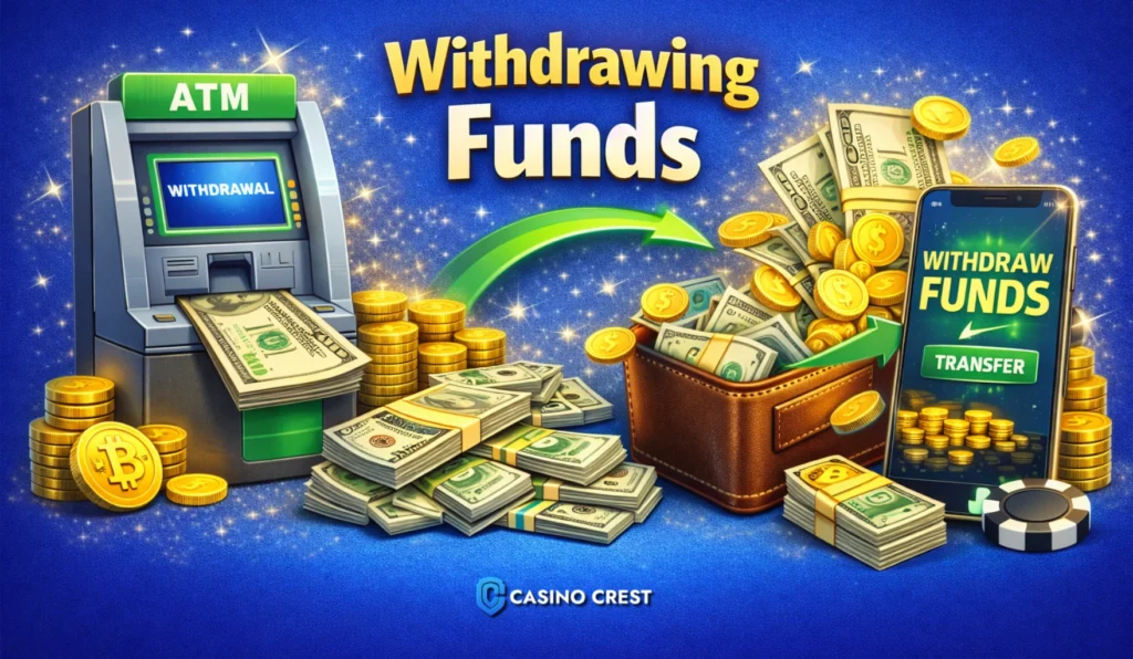 casino payment methods withdrawing funds image