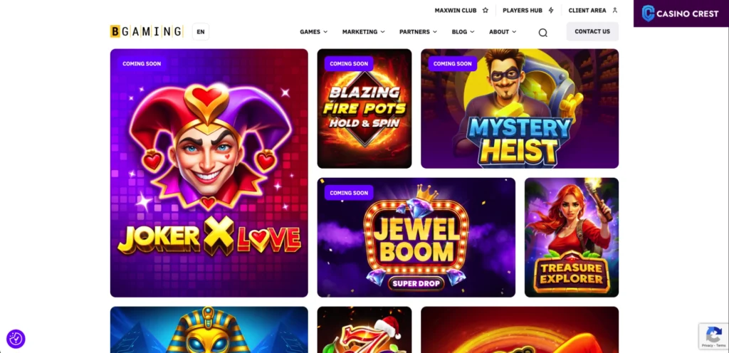 Bgaming Studio Slot Provider, Bgaming studios Casino Crest