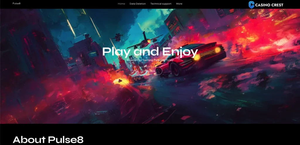 Pulse 8 Gaming Online casino Software Provider, Pulse 8 Gaming Casino Crest