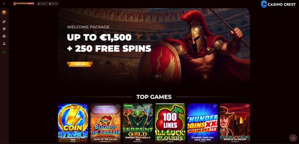 Roman Casino, Roman Casino Crest,