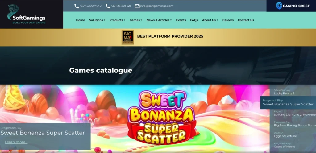 Slingshot Studios Slot Provider, Slingshot studios Casino Crest