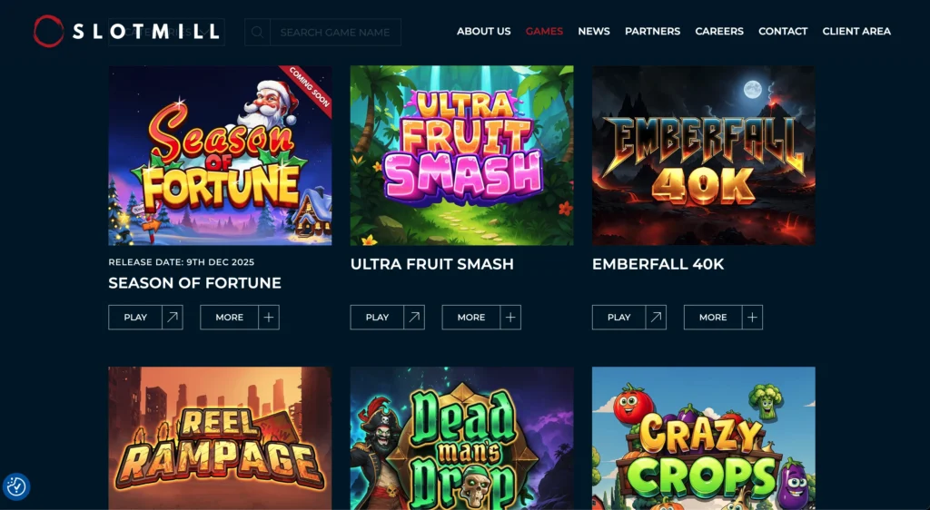 Slotmil sloftware provider games