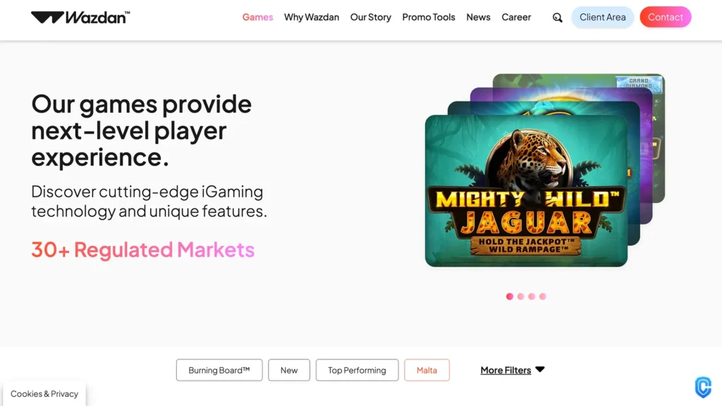 Wazdan slot games promotion mighty wild jaguar