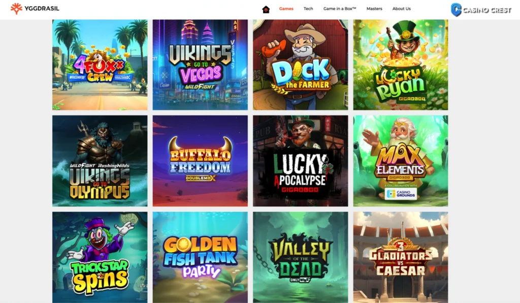 Yggdrasil Online Casino Games Provider, Yggdrasil Casino Crest