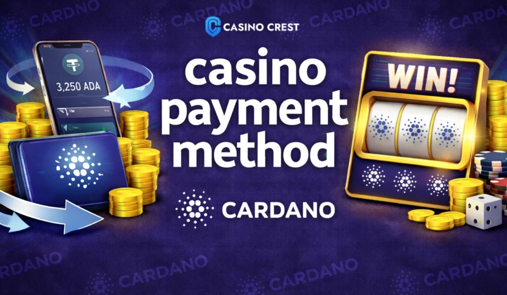 Cardano casino payment method casino crest, Cardano casino crest