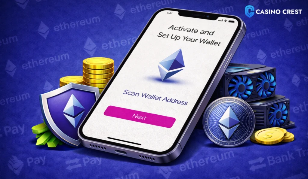 Etherium Casino Payment Method casino Crest Wallet Setup