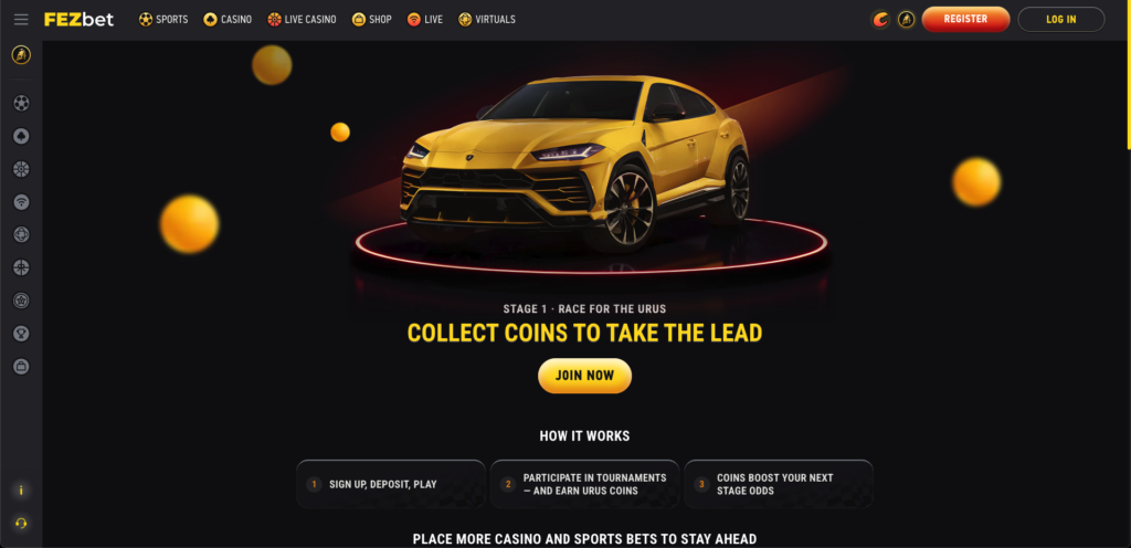 FezBet Online Casino Crest Fezbet casino Promotions