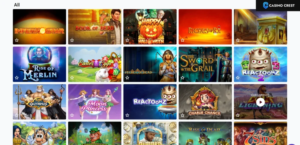 Golden Genie Casino Games, Golden Genie Casino Crest