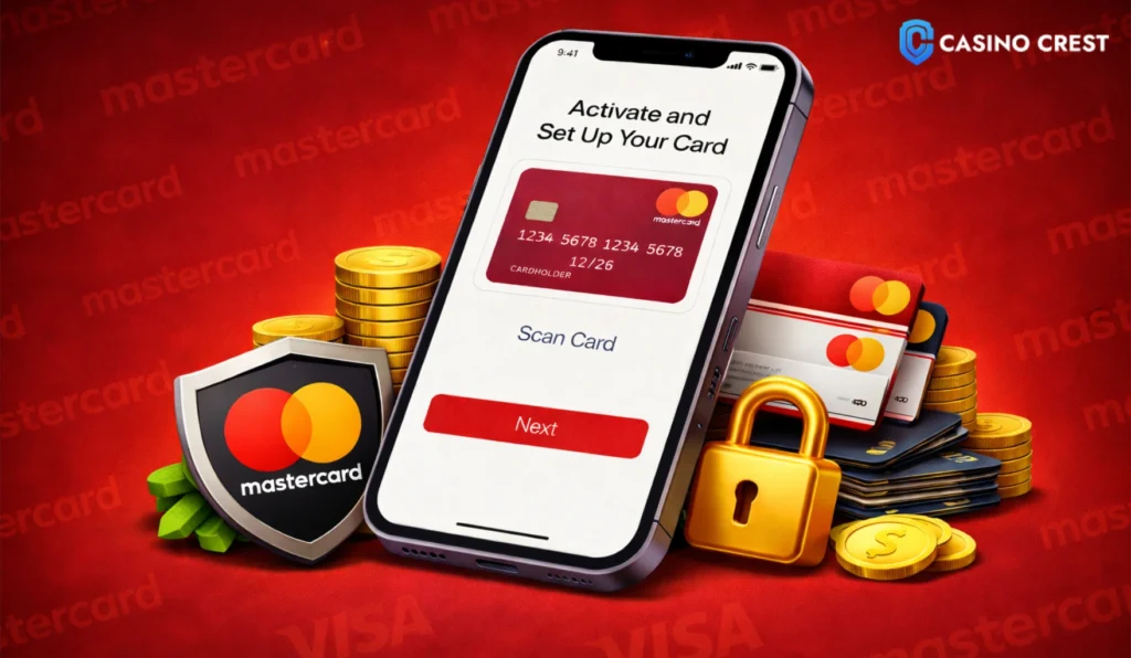 How to set up Mastercard as Casino Payment Method, Mastercard Online Casino Crest