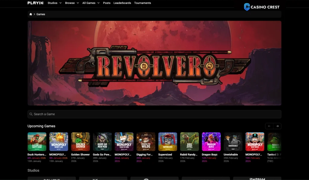 Nolimit online software provider, Nolimit Casino Crest