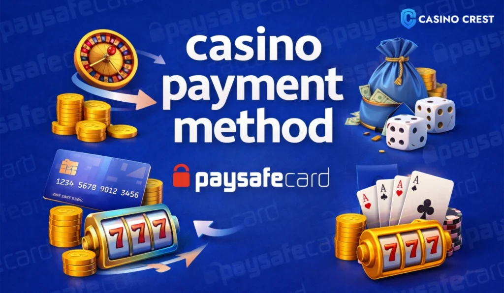 Paysafe card Paymnet Method, Paysafe Card Casino Crest