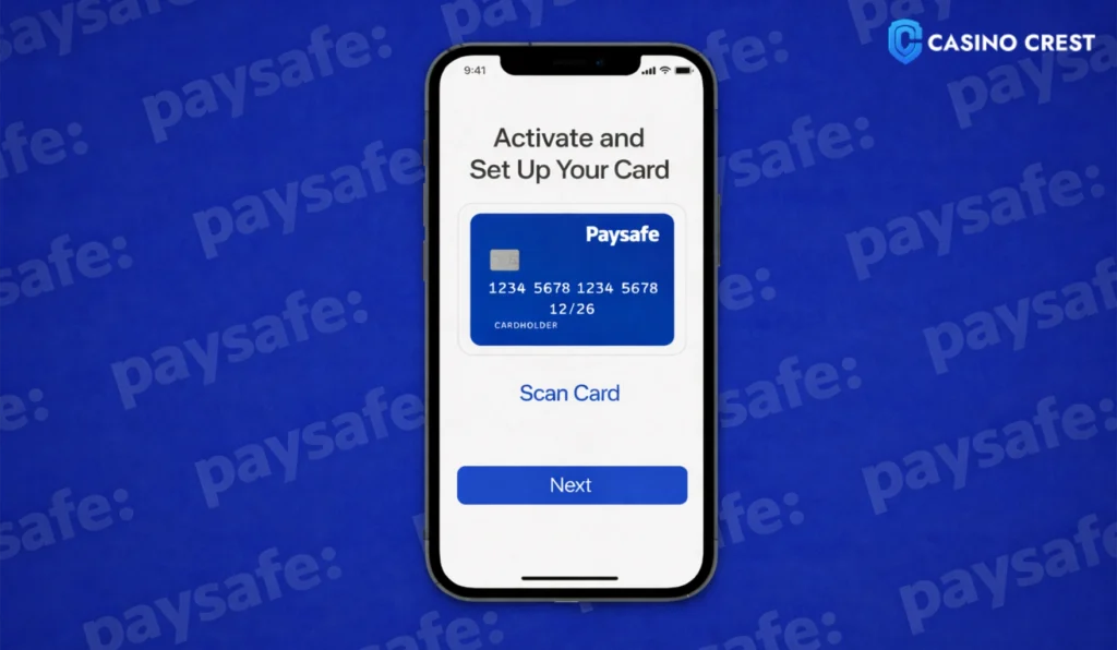 Paysafe card Paymnet Method, Paysafe Card Casino Crest