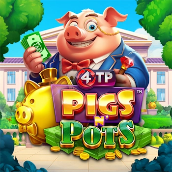 4TP Pigs N’ Pots slot logo