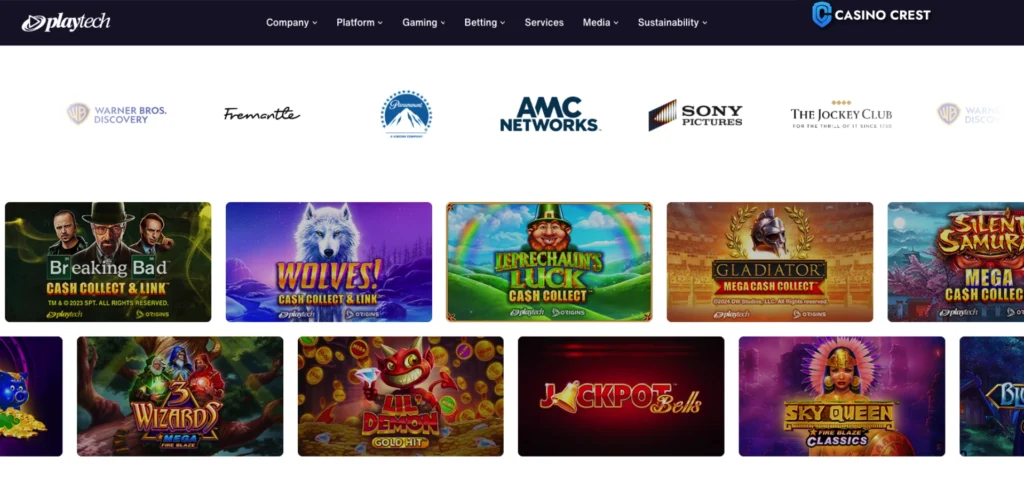 Playtech Online casino Software Provider, Playtech Casino Crest