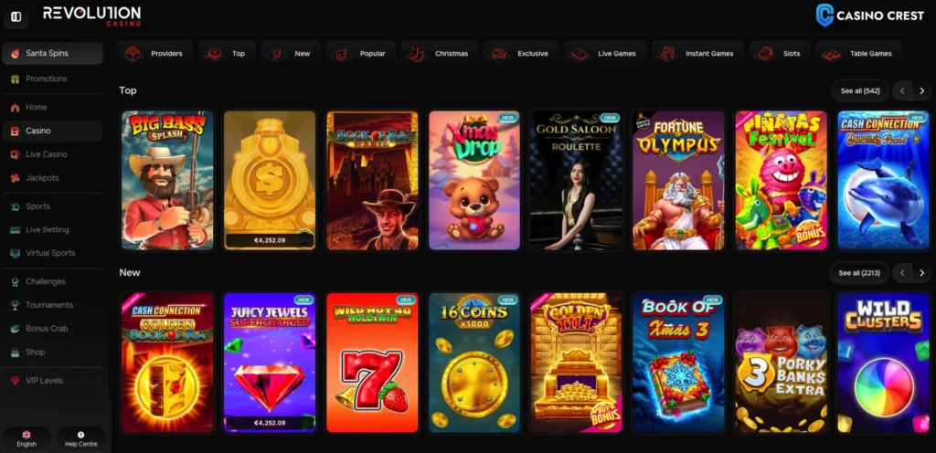 revolution casino, revolution casino crest, revolution casino online