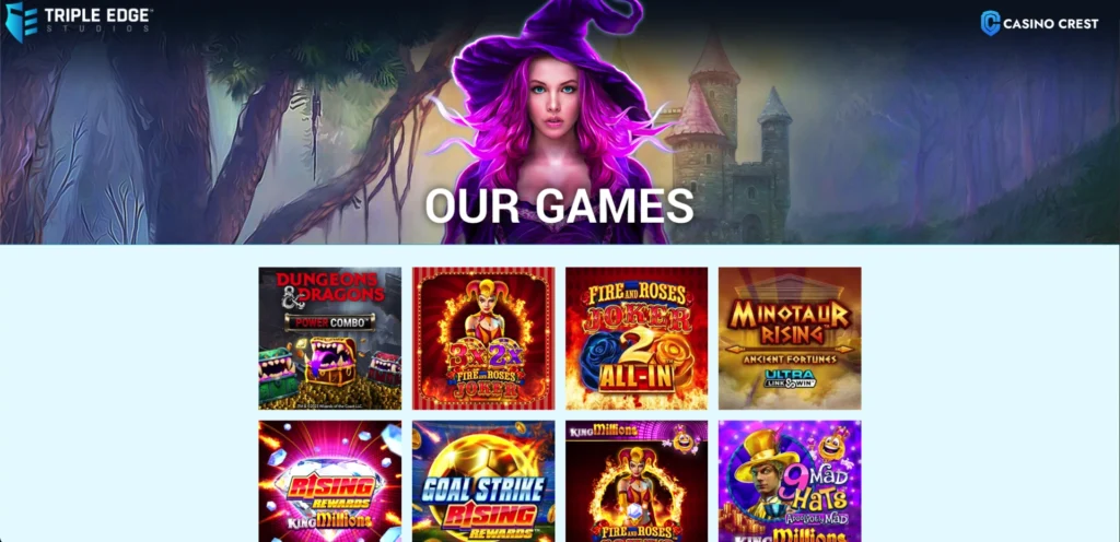 Triple Edge Studio Games, Triple Edge Studio Casino Crest