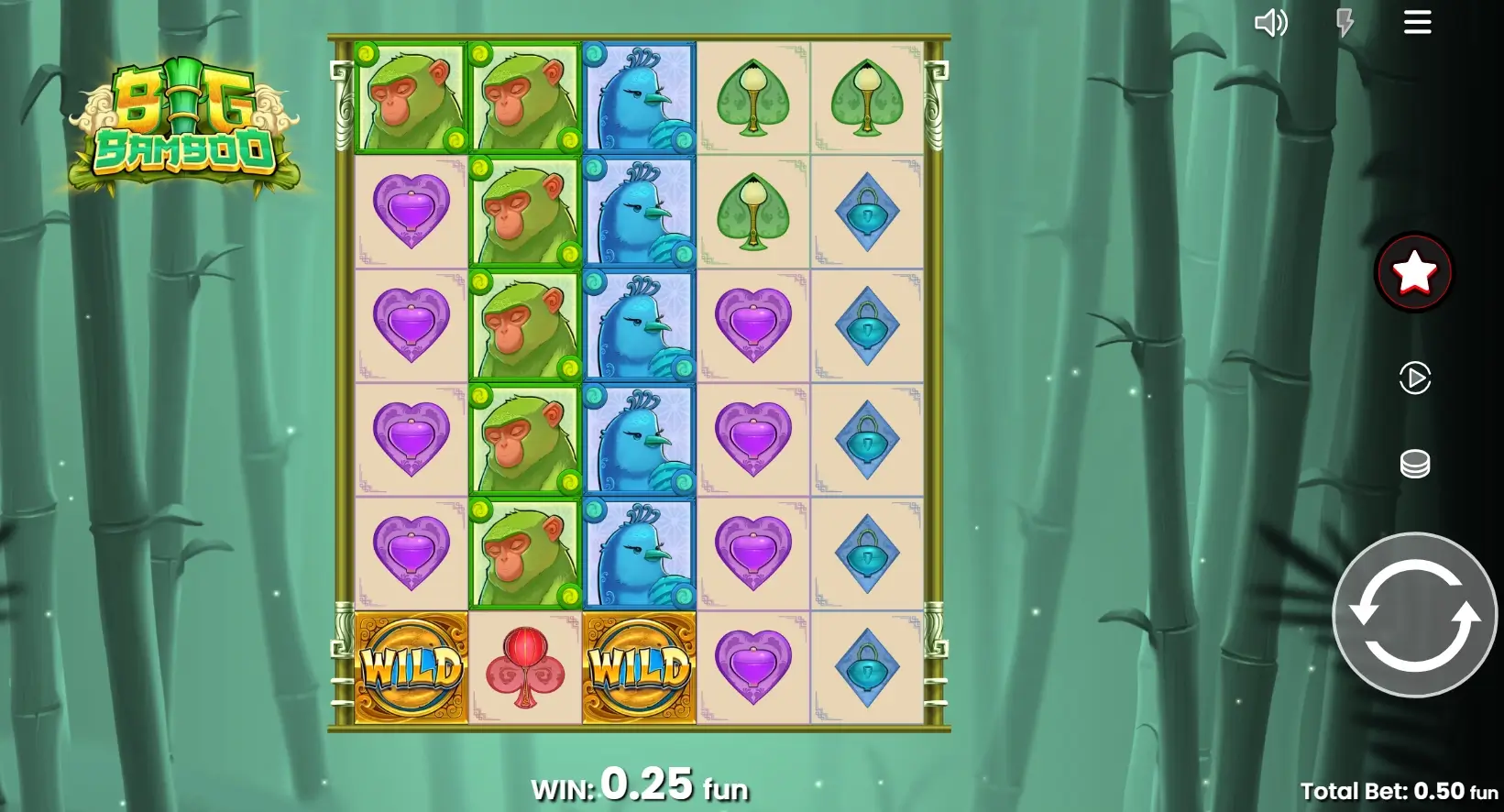 Big Bamboo slot gameplay