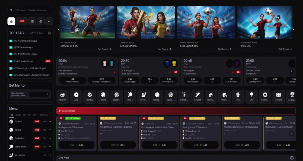 Casinova casino sportsbook