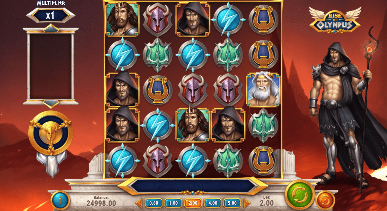 Rise of Olympus slot gameplay