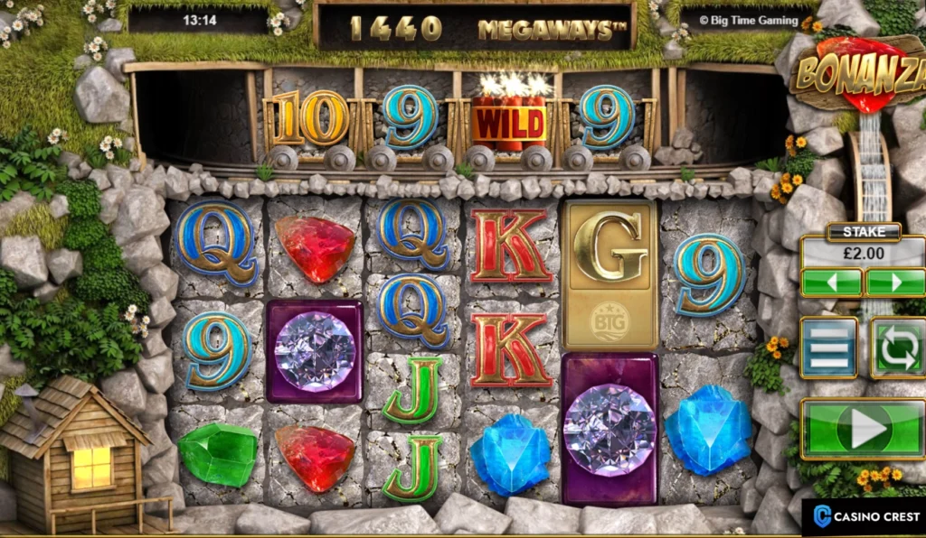 Bonanza online slot game, Bonanza Slot, Bonanza Slot Casino Crest