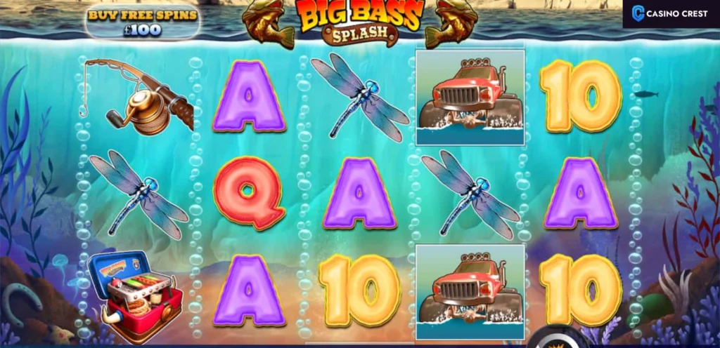Big Bass Splash Onlie Slot, Big Bass Splash Casino Crest