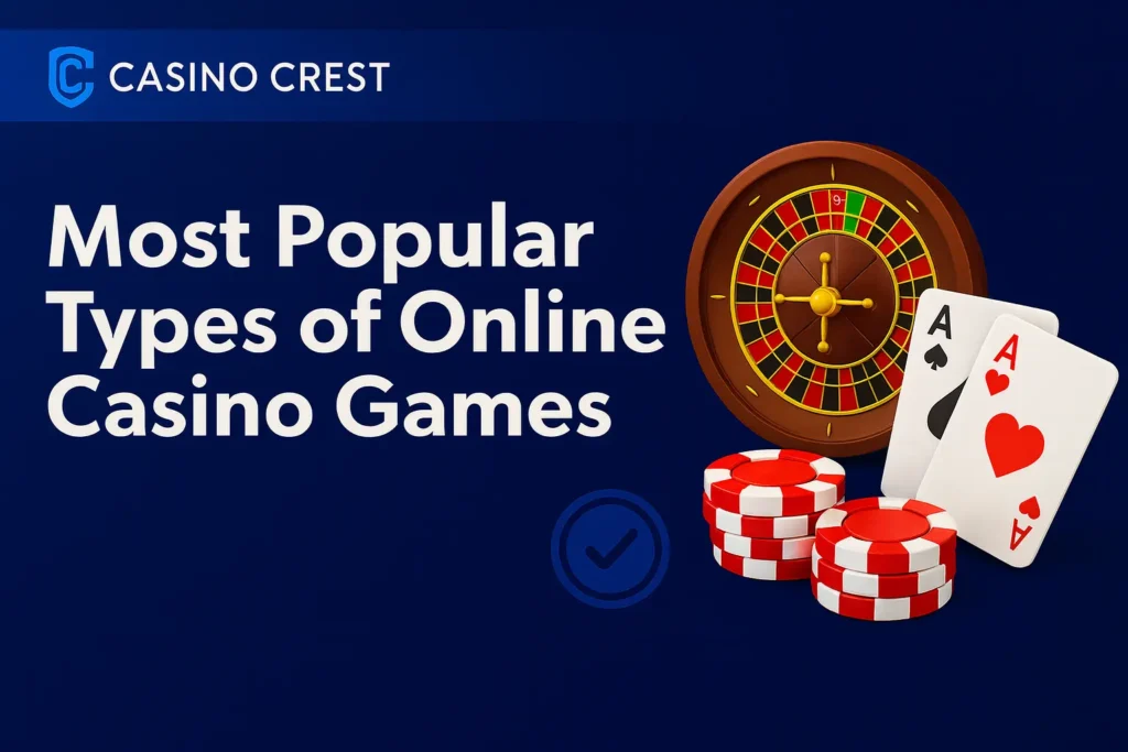 Most popular types of online casino games