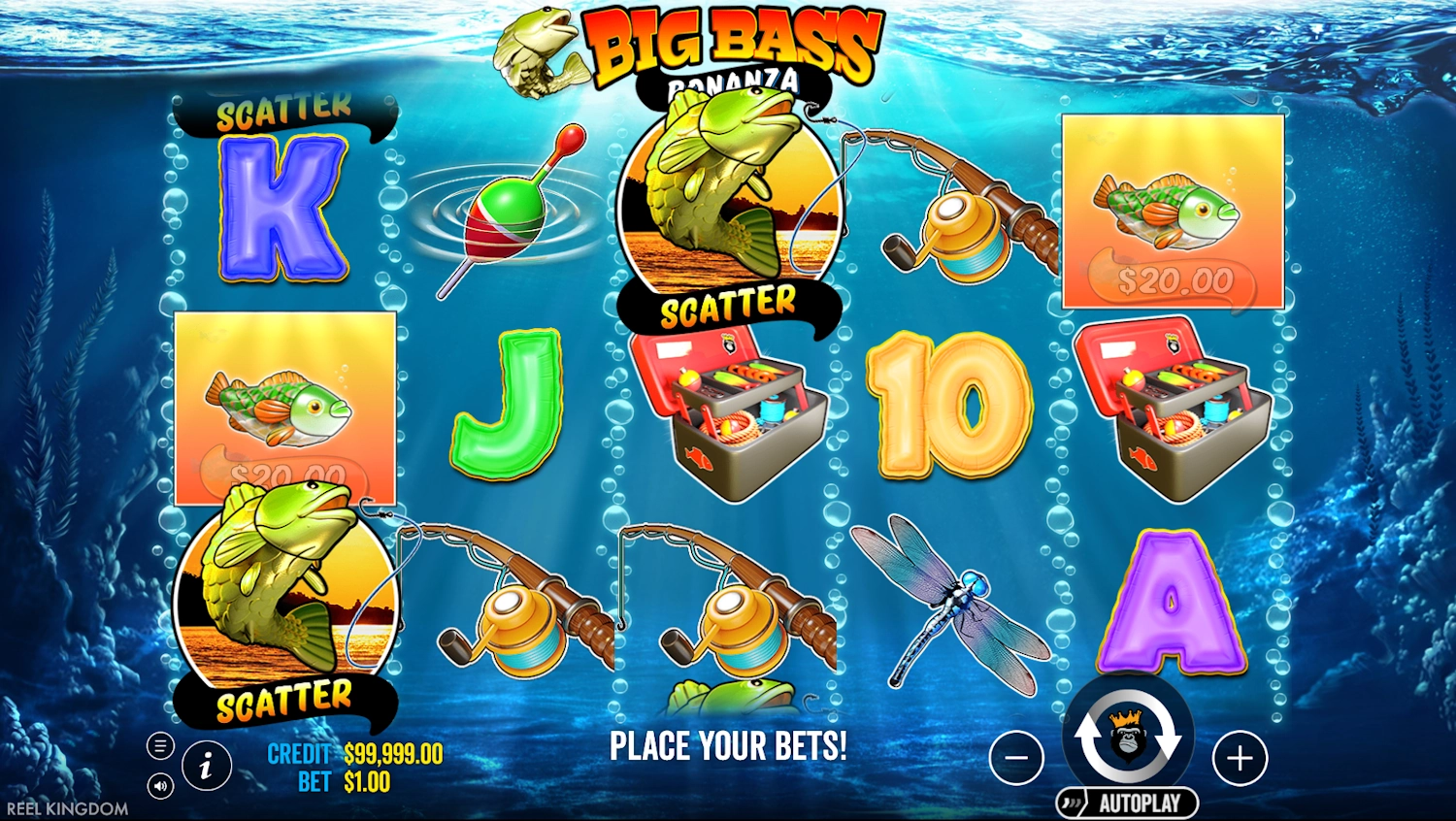 Big Bass Bonanza slot gameplay