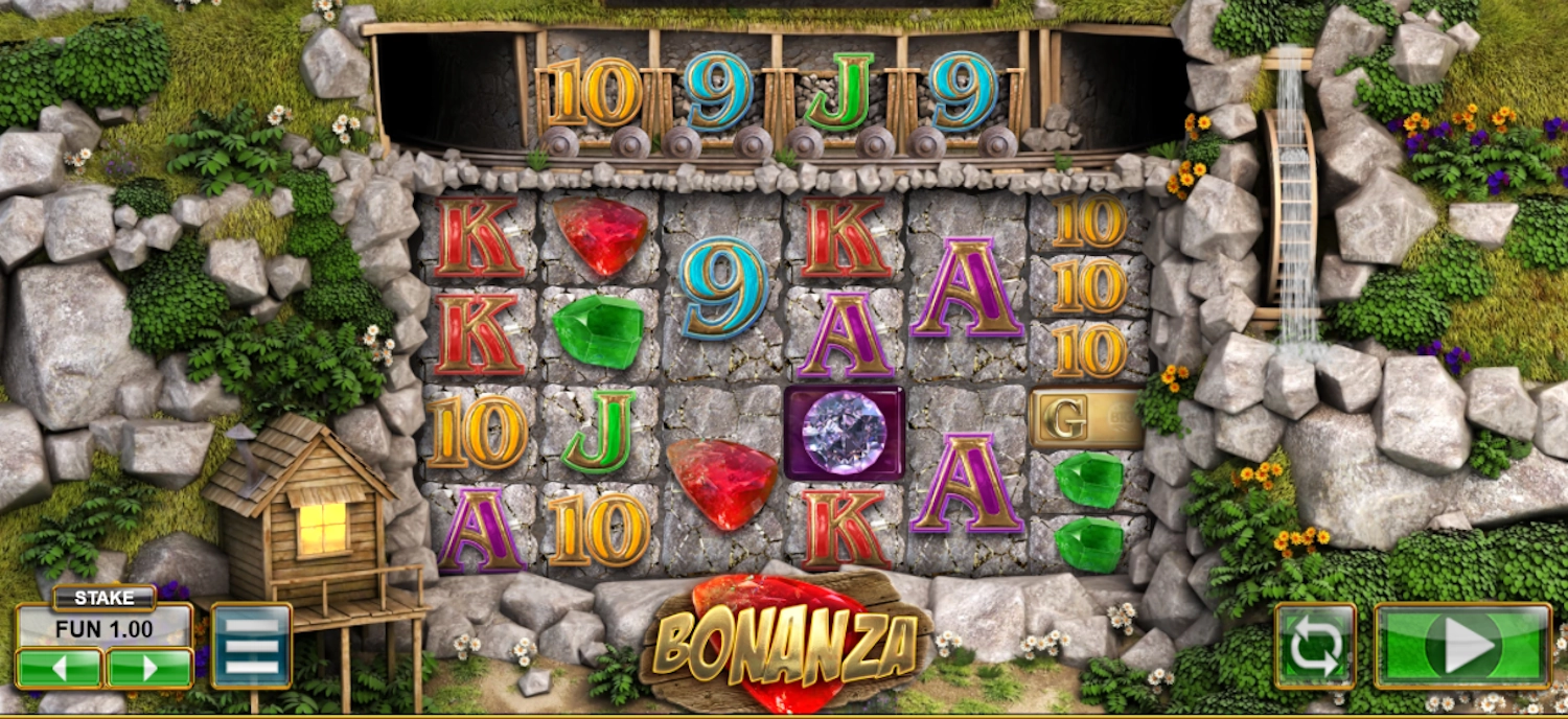 Bonanza slot gameplay