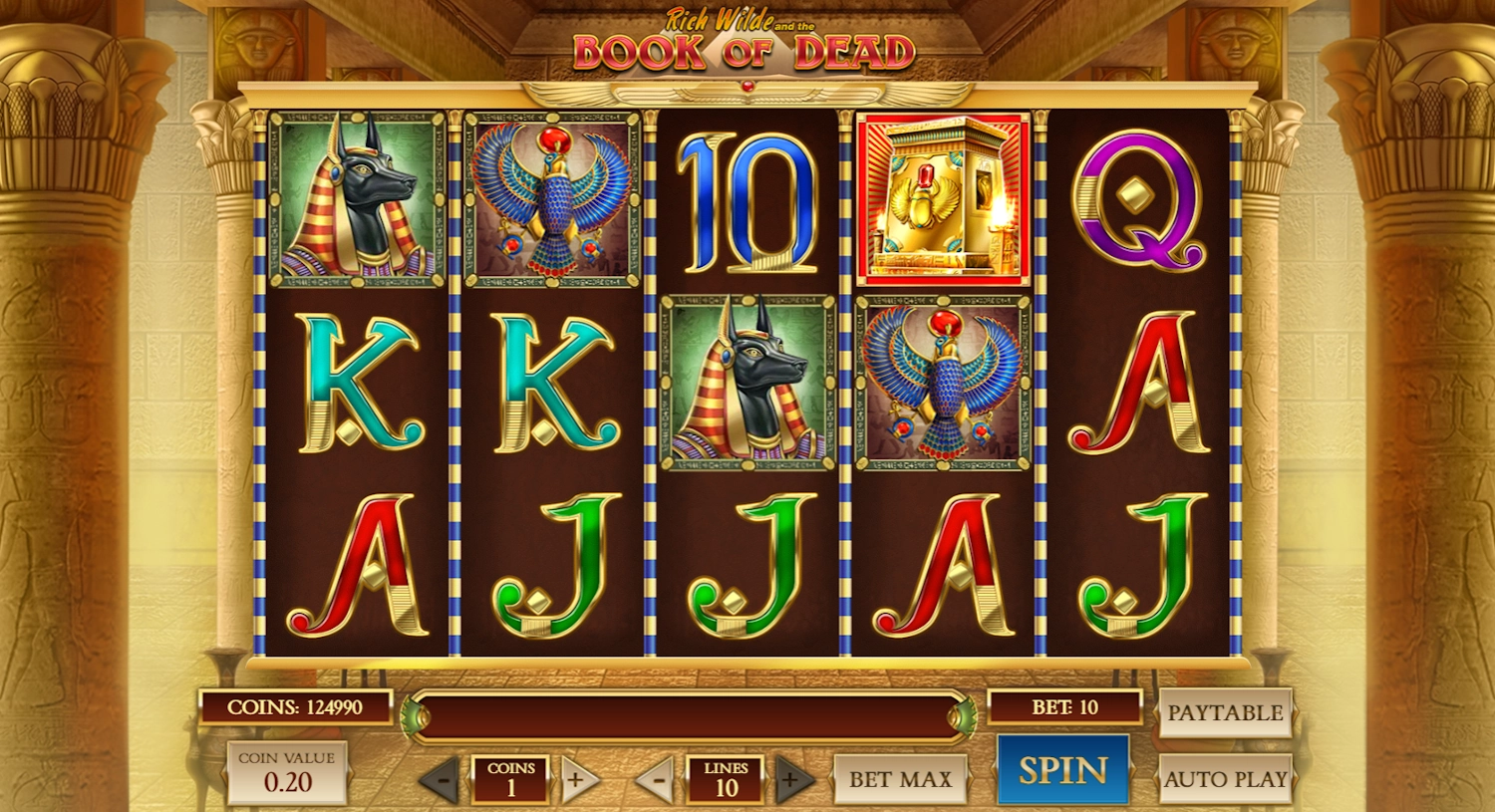 Book of Dead slot gameplay