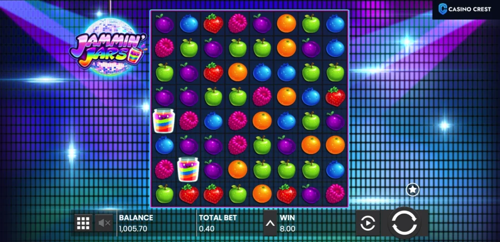 Jammin Jars Slot, Jammin Jars Online Casino Crest