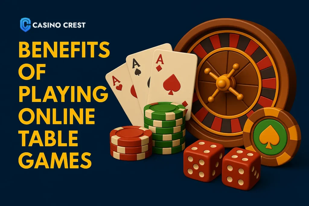 benefits of playing online table games, online table tgames.