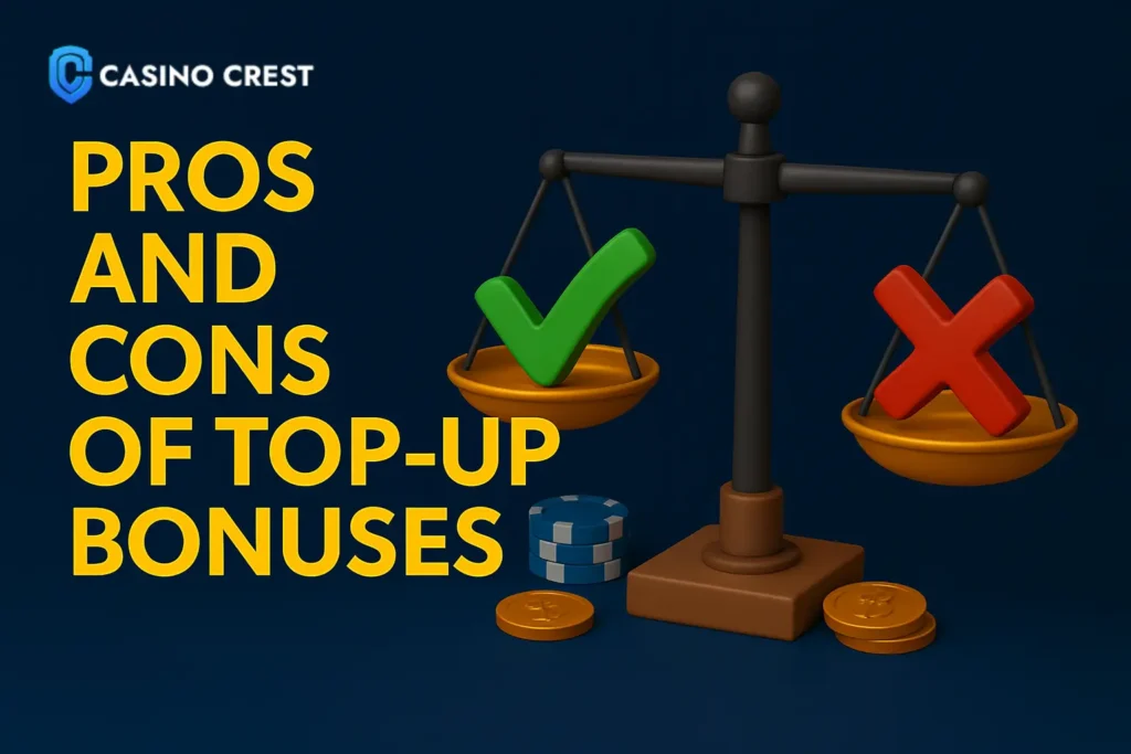 PROS AND CONS OF TOP UP BONUSES, casino crest bonuses
