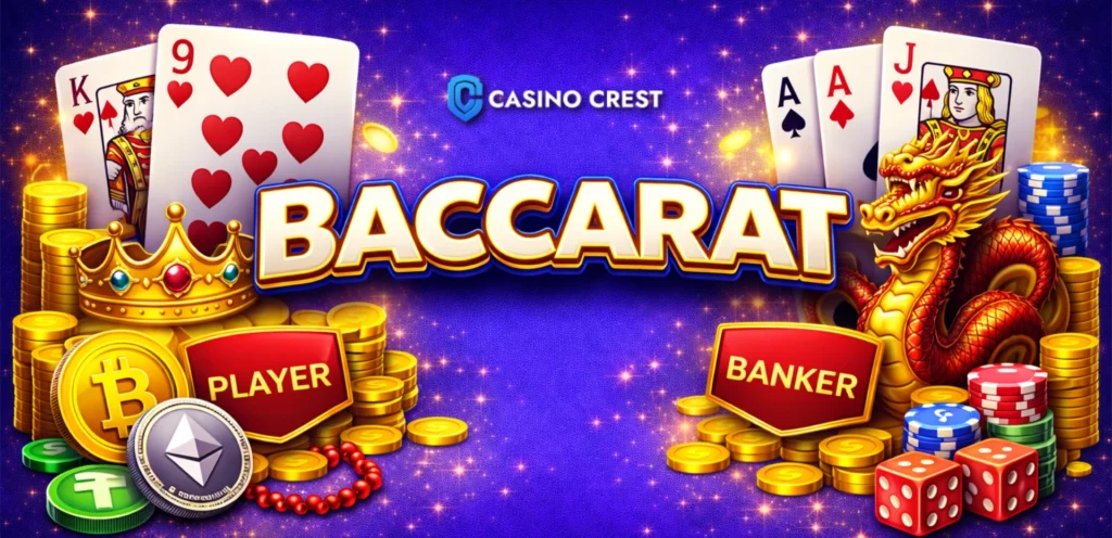 Online Baccarat at Casino Crest, Baccarat Casino Crest