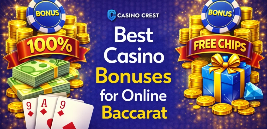 Best Casino Bonnuses for Online Baccarat Casino Crest