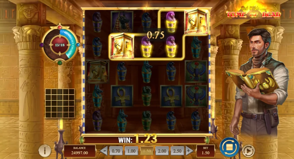 Tome of Dead slot win